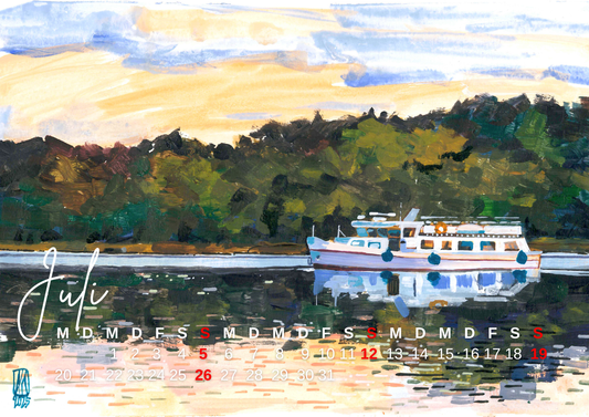 Wandkalender "Buckow und die Märkische Schweiz" 2026 DIN A4