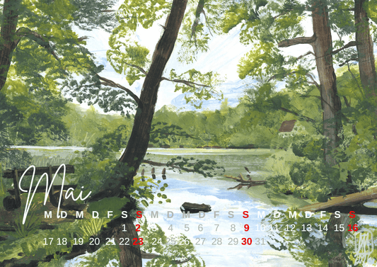 Wandkalender "Buckow und die Märkische Schweiz" 2027 DIN A4