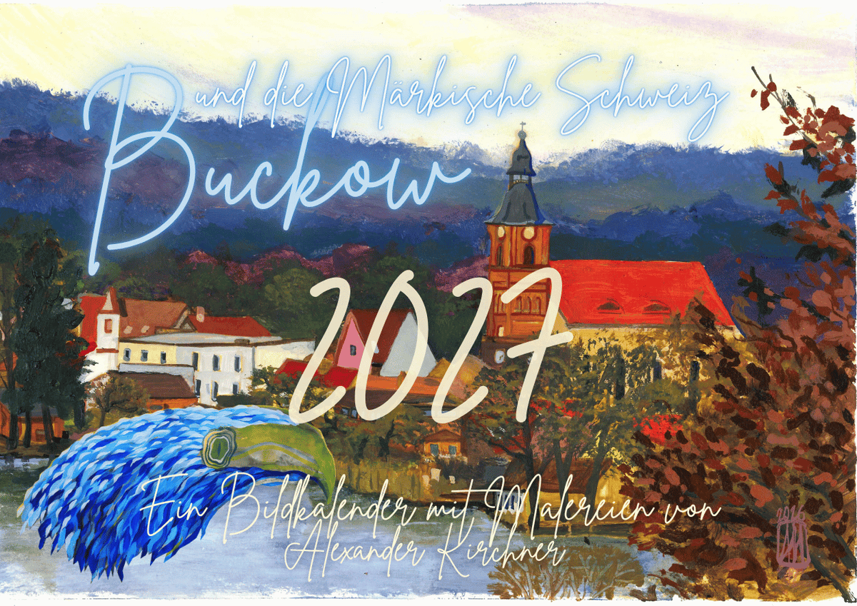 Wandkalender "Buckow und die Märkische Schweiz" 2027 DIN A4